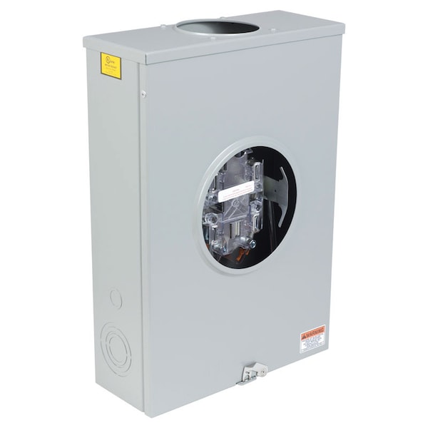Meter Socket Ringles, 600V AC, 200A, 1 Poles